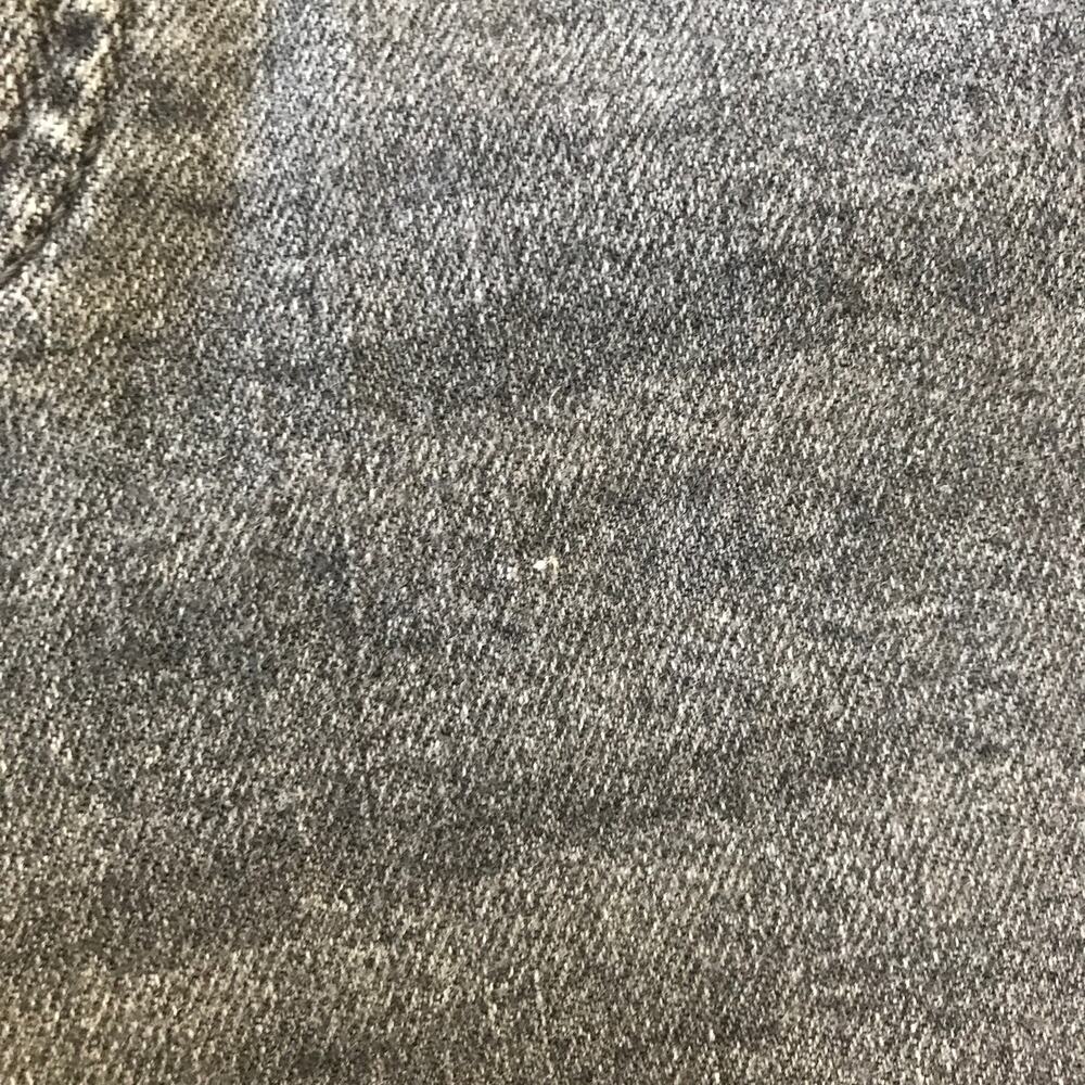 Levi's Wedgie Skinny Faded Black High Rise Button Fly Crop Denim Jeans Size 32 - Picture 11 of 14
